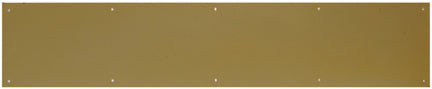 6 X34  SOLID BRASS KICK PLATE