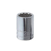 Apex/Cooper Tool Crescent 3/8 Drive 12 Point Standard Metric Socket 12mm