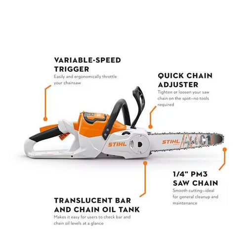 STIHL MSA 60 C-B Cordless Chainsaw Set